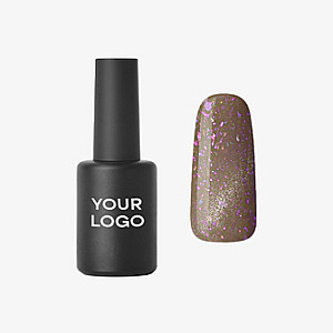 Cat-eye Color #D469 Nude Flake Blue